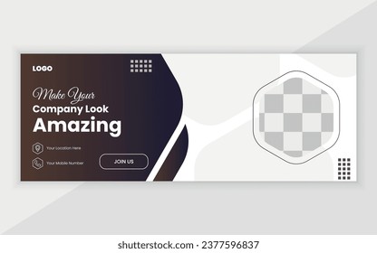 New Creative Corporate Facebook design Template