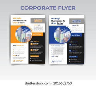 New Creative Corporate Flyer Template Design