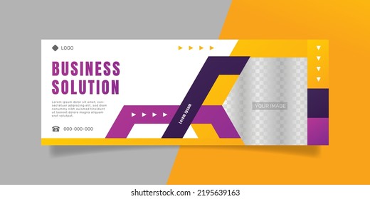 New Creative Corporate Marketing Business Cover or Banner Design. - Vector.