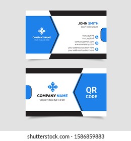New Creative and Corporate Modern Stylish Business Card Design Template Print Ready Vector Graphics