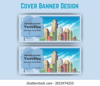New Creative Cover Page Banner  Template Design