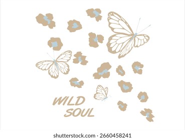 new creative decorative leopard hand drawn design from human