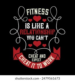 New creative  fitness design and t-shirt design