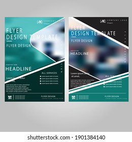 The new Creative flyer design template art design