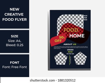 New Creative Food Flyer Design