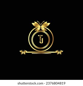 nouvelle création logo doré sur fond noir