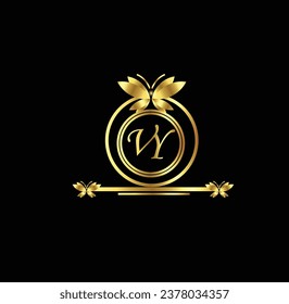 new creative golden latter logo design VY logo, VY icon, VY letter, VY vector, technology, business, art, symbol,