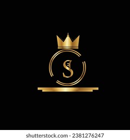 new creative golden latter logo design  S logo, S icon, S letter, S vector, technology, business, art, symbol, set