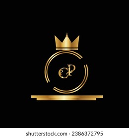 new creative golden latter logo design
