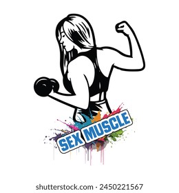 New Creative Gym Fitness T Shirt Design