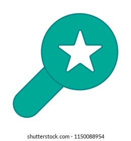 new creative illustration vector colorful flat line technology web internet  seo(search engine optimization) SEO Award icon design