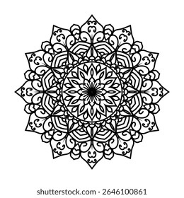 new creative mandala digin for with white background