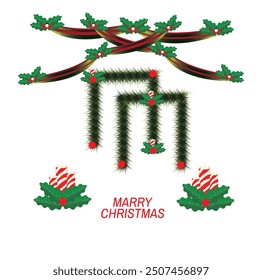 new creative marry Christmas banner design