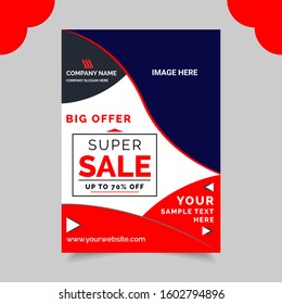 New Creative Sales Flyer Design Template for Corporate Business Promotion
