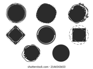 New creative shapes logo and icon design design template bundle