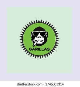 Nuevo diseño creativo de plantilla de gorila de tabaco