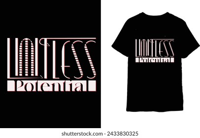 New creative typography motivational T-shirt design vactor 