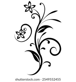 New creative vector floral design