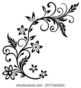 New creative vector floral design