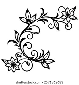 New creative vector floral design