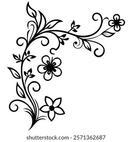 New creative vector floral design