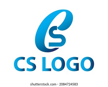New CS Letter Logo Design