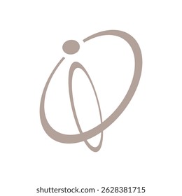 new custom modern stylish of initial I Letter logo design