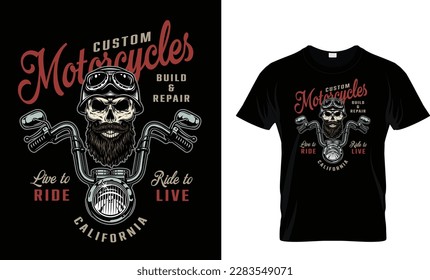 New custom motorcycle trendy t shirt design 15