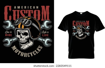 New custom motorcycle trendy t shirt design 11