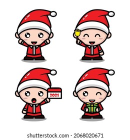 New Cute Boy Character Christmas