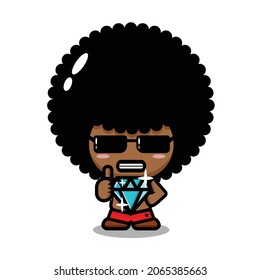 Nuevo personaje lindo Reggae Boy Diamond