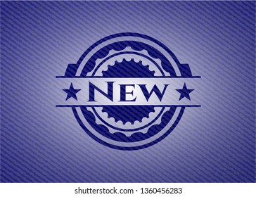 New with denim texture
