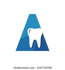 new dentist stomatology dental clinic Logo on the beach medical design vector template
