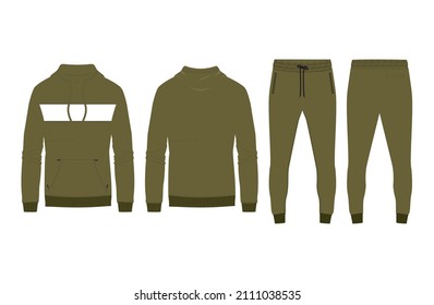 New Design Brown Tracksuit Vector