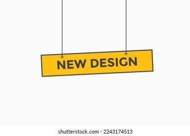 neue Design-Taste vectors.sign Label Sprache Blase neue Design
