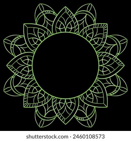Nuevo diseño colorido Mandala, Nuevo concepto Mandala