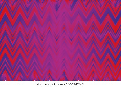New design for covers, banners, luxury Wallpapers. Beautiful gradient background with zigzag lines. Vector pattern Blue-pink color