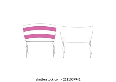 New Design Crop Top Vector