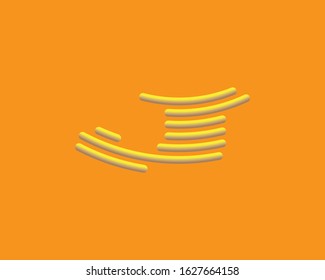 new design latter j.vector illustration.