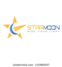 New Design Logo of Combine Star and Moon. Can use for anything activities. including icon for your group, company and more.