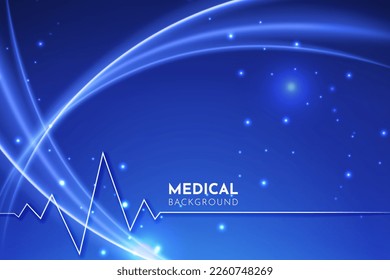 Nuevo diseño del vector de fondo médico. Vector de plantilla de fondo moderno

