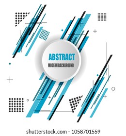 New design modern abstract polygonal triangular geometric background label sticker banner vector