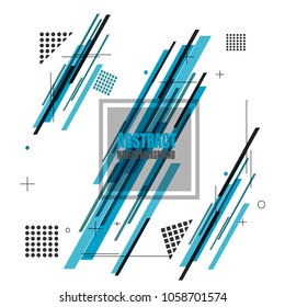 New design modern abstract polygonal triangular geometric background label sticker banner vector