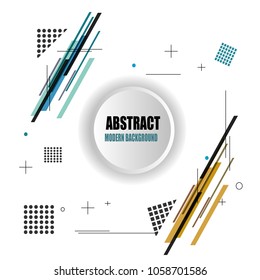 New design modern abstract polygonal triangular geometric background label sticker banner vector
