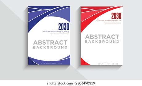 new design poster flyer pamphlet brochure cover design layout space for photo background, vector illustration template in A4 size