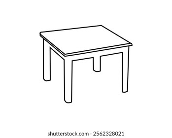 New Design Table Vector Art