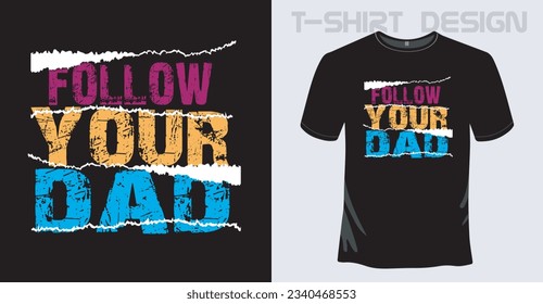 New Design Typography Black T-shirt