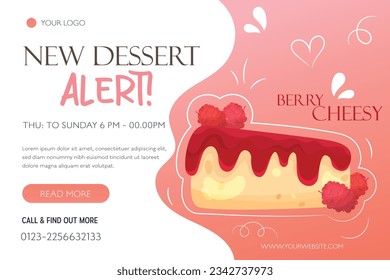 New dessert alert offer instagram post template