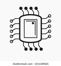 New digital technology icon. Vector icon
