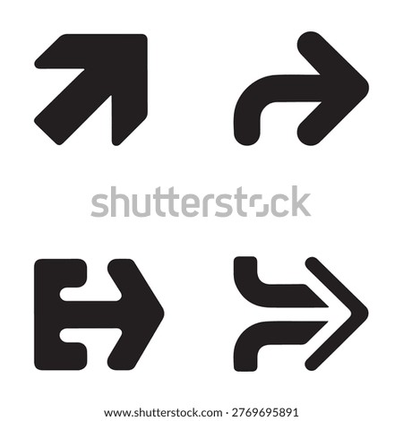 New direction icon representing navigation and clear guidance
